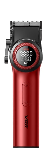 VGR V-001 Stepless Pro Cordless Clipper | Red — product view