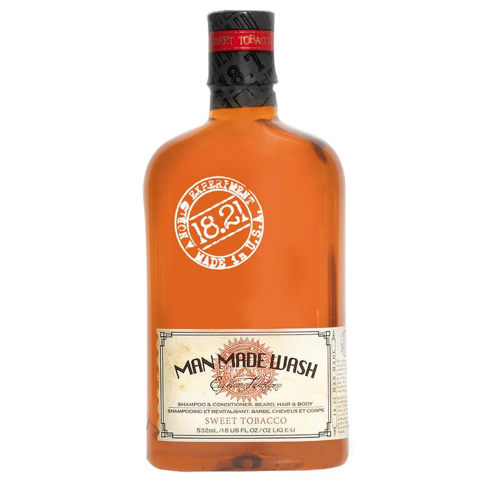 18.21 Man Made Sweet Tobacco Wash 18oz
