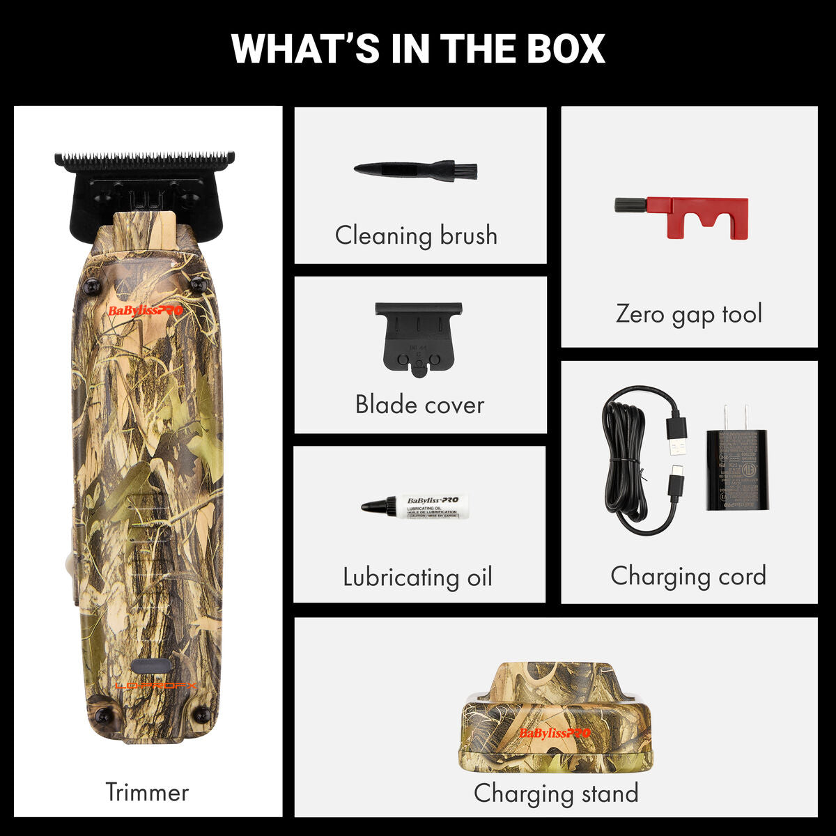 BaBylissPRO FX72CAM Compact Camo Trimmer — feature illustration 5