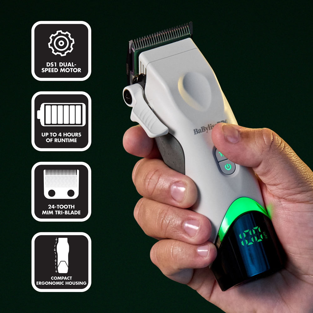 BaBylissPRO x Tomb45 White Clipper #FXT45CTW — detail and supplied package view 5