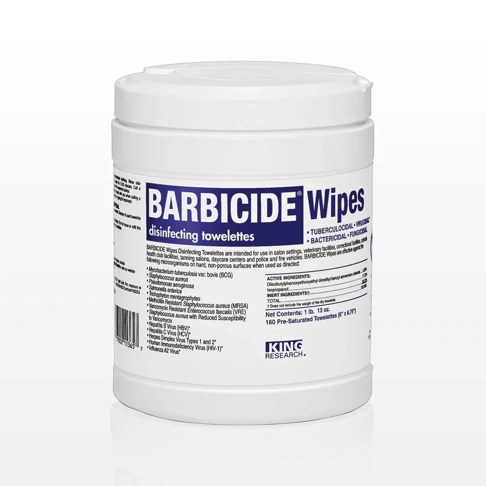 Barbicide Disinfectant Wipes 160ct #11364