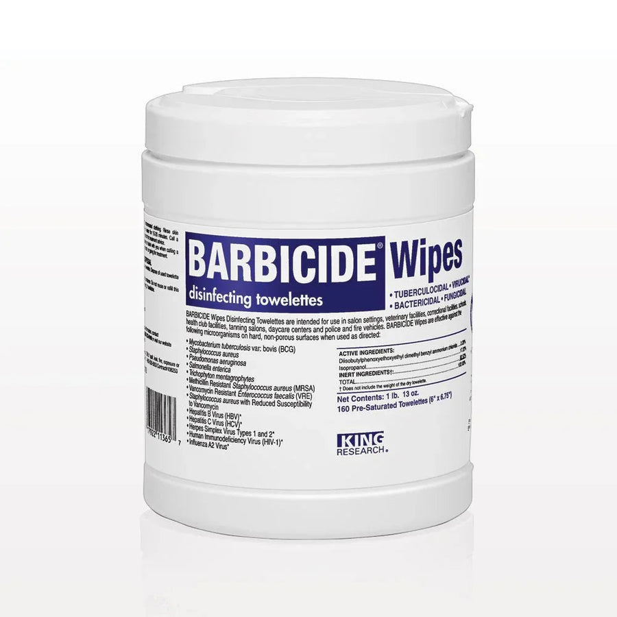 Barbicide Disinfectant Wipes 160ct #11364