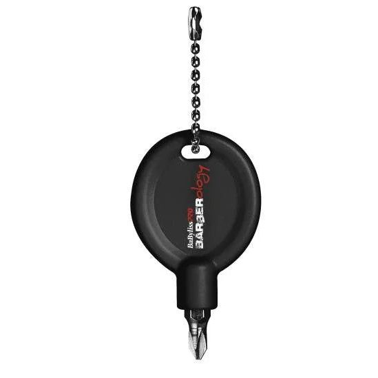 Black BaBylissPRO BBCKT3 retractable Phillips screwdriver
