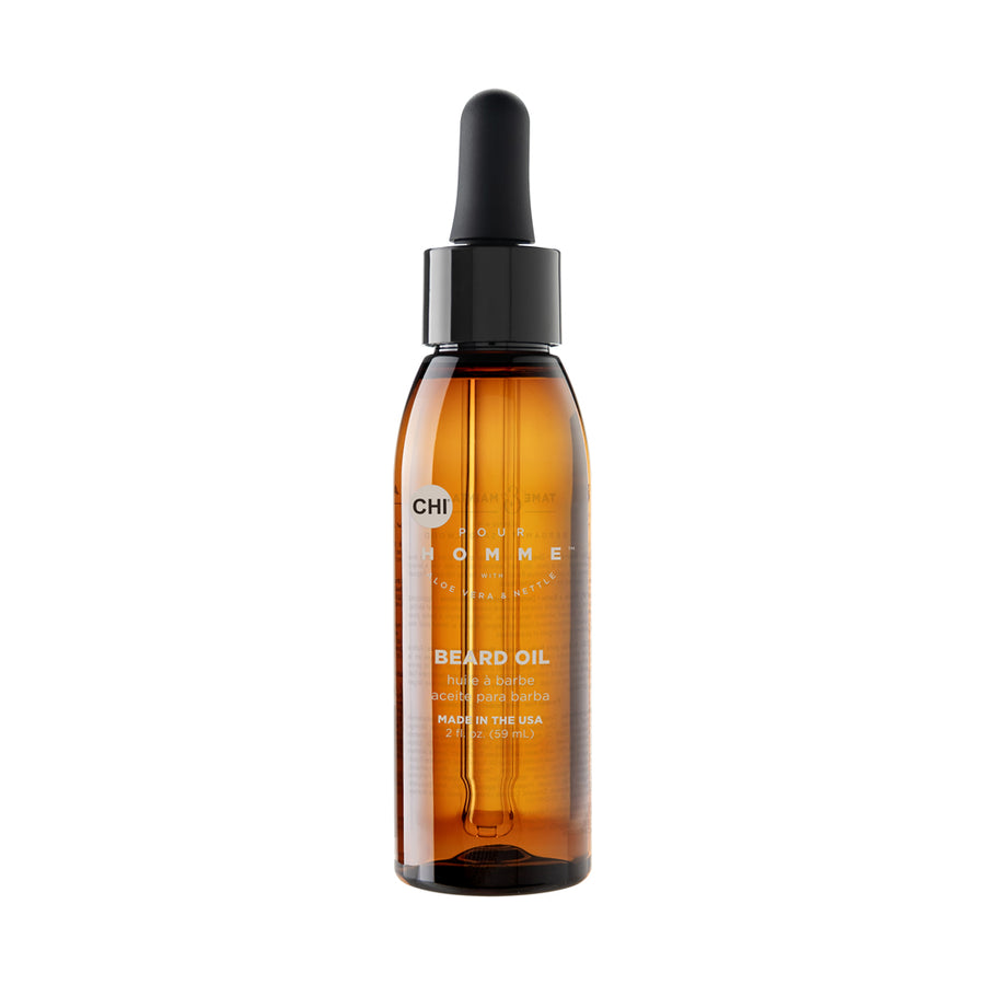CHI Pour Homme Beard Oil 2oz — container front view