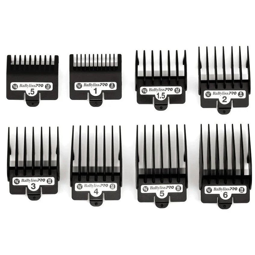 BabylissPro 8pc Attachment Comb Set #FXCS880
