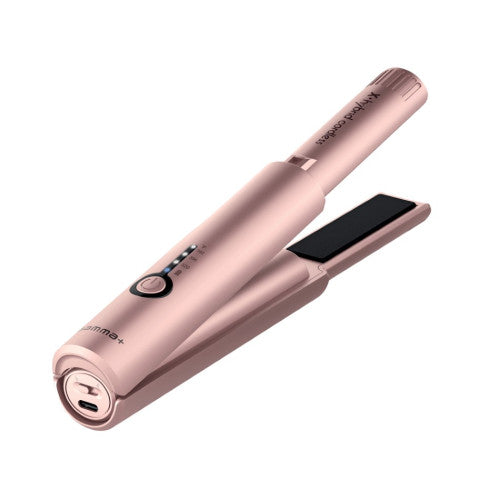 Gamma+ X-Hybrid Cordless Touch-Up Flat Iron — Rose Gold #GP720RG — detail view 2