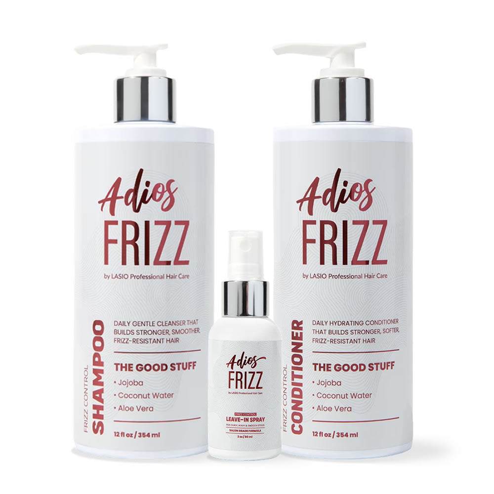 Lasio Adios Frizz System Bundle — supplied product or kit packaging