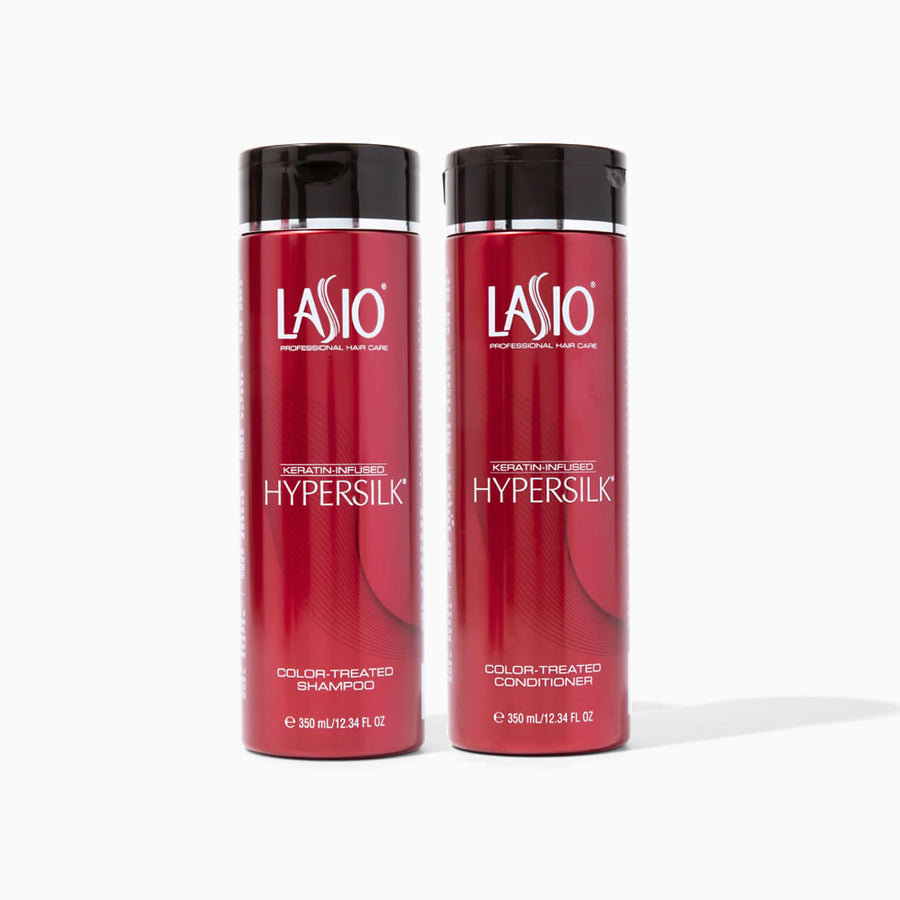 Lasio Hypersilk Color-Treated Shampoo & Conditioner 12 oz Duo — supplied product or kit packaging