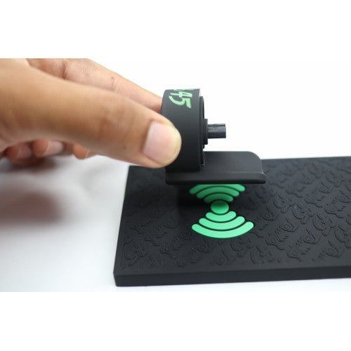 Tomb45 Wireless Expansion Charging Pad — Black — usage example; tool and PowerClip not included